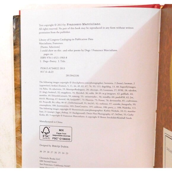 I Could Chew On This and Other Poems By Dogs 2013 Francesco Marciuliano HBDJ - Picture 5 of 5
